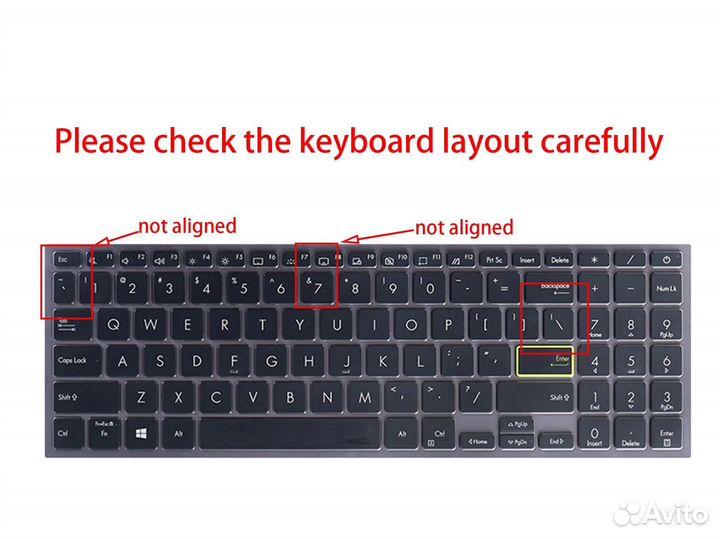 Силиконовая накладка для asus vivobok