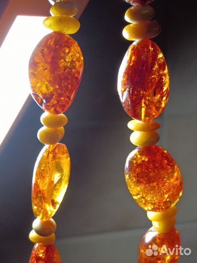Янтарные бусы СССР