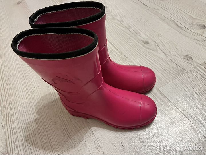 Резиновые сапоги для девочки 32 размер
