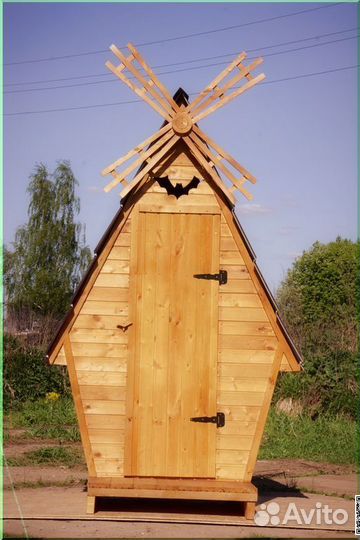 Дачный туалет с установкой SKU003