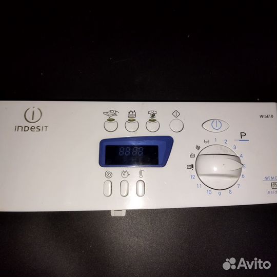 Панель индикации стиральной машины Indesit