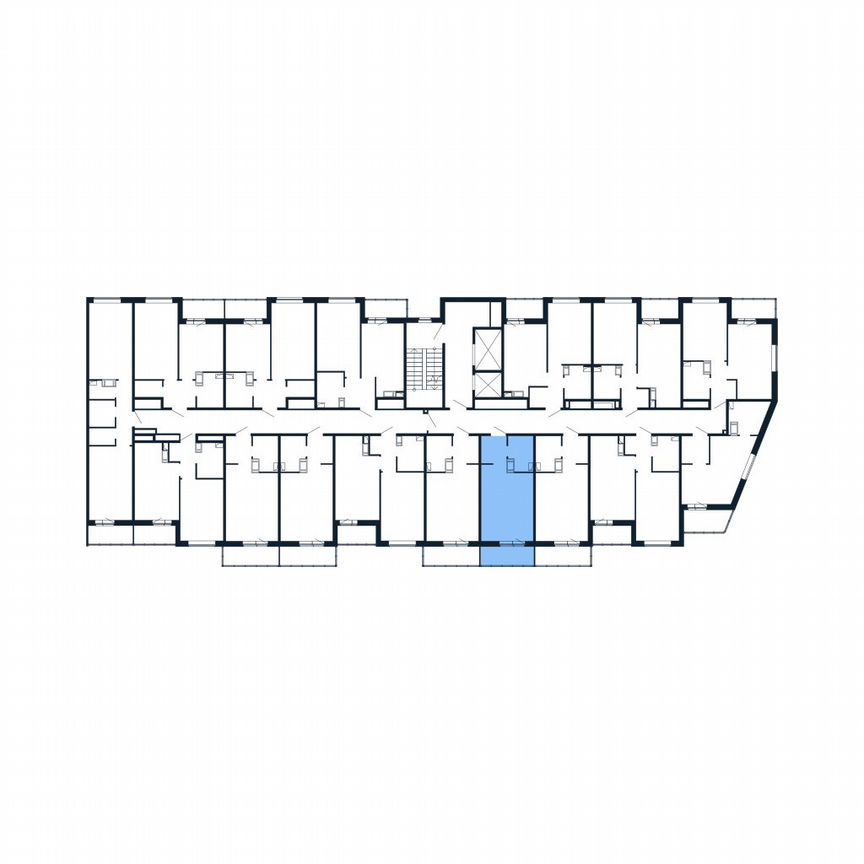 Квартира-студия, 22,4 м², 6/12 эт.