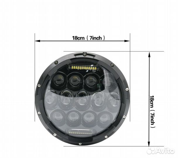 Фара LED блок для мотоцикла 7