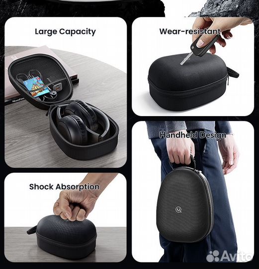 Чехол сумка для полноразмерных наушников