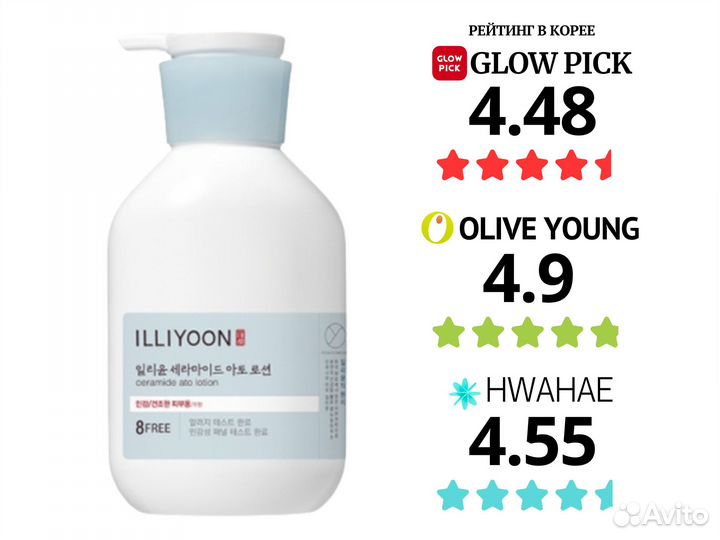 Illiyoon Ceramide Ato Lotion (350 мл) Восстанавлив