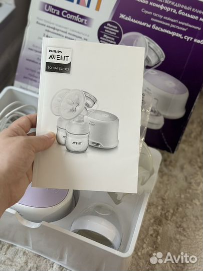 Молокоотсос avent электрический