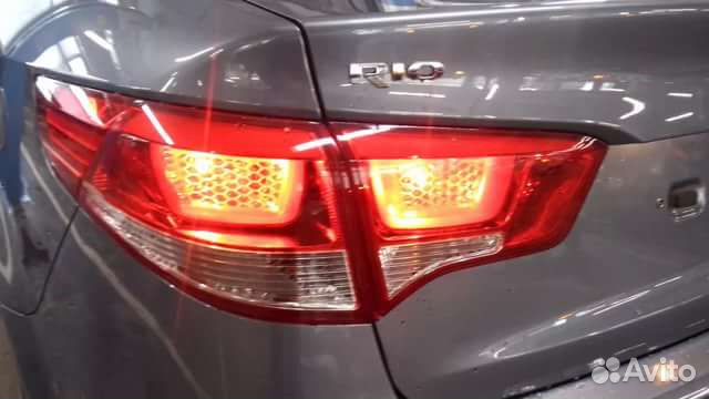 задние led фонари kia rio 4