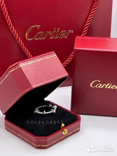 Кольцо Cartier ecrou золото Гайка