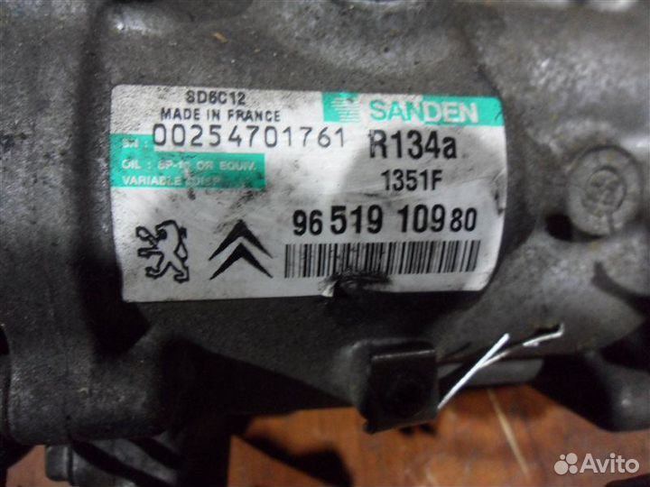 Компрессор кондиционера Peugeot 308 4A 5FE(EP6CDT)