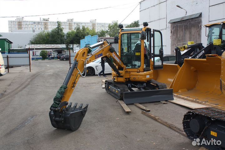 Мини-экскаватор XCMG XE35U, 2024