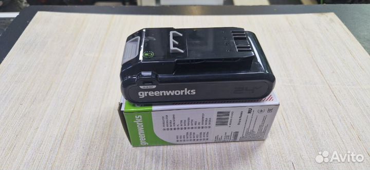 Аккумулятор с 2 USB разъемами Greenworks G24B4+ 24