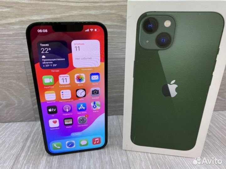 Смартфон Apple iPhone 13 4/128 гб, Dual: nano SIM