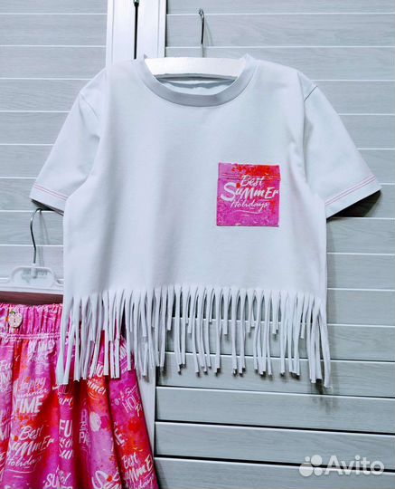Топ и шорты для девочки