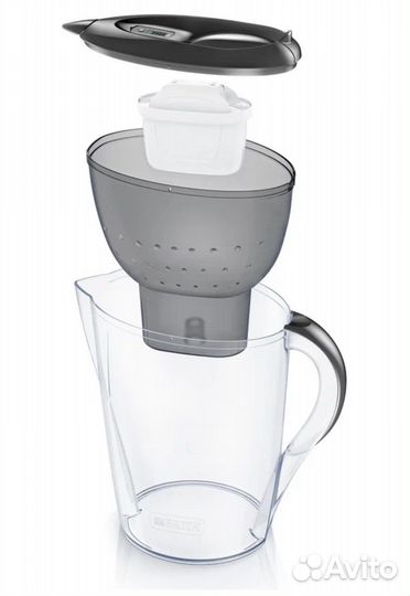 Фильтр кувшин brita Marella графит + 3 картриджа