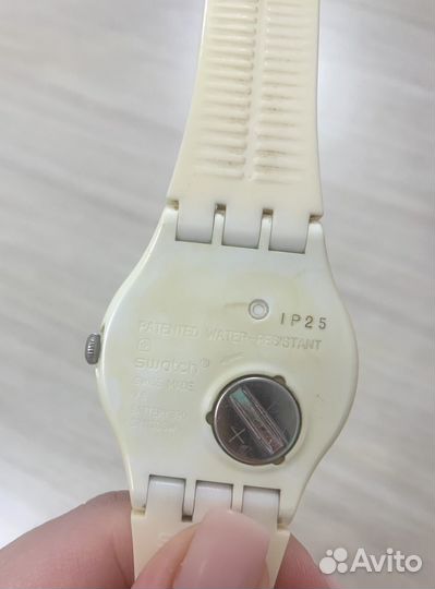 Наручные часы swatch, белые, унисекс