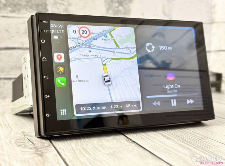 Магнитола 1Din 7дюймов 8ядер (Арт.15639)