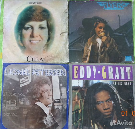 Виниловые пластинки, зарубежная эстрада