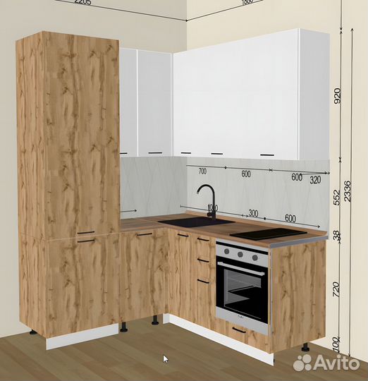 Кухня с техникой