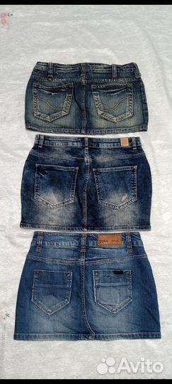 Джинсовые юбки HM,only и другие