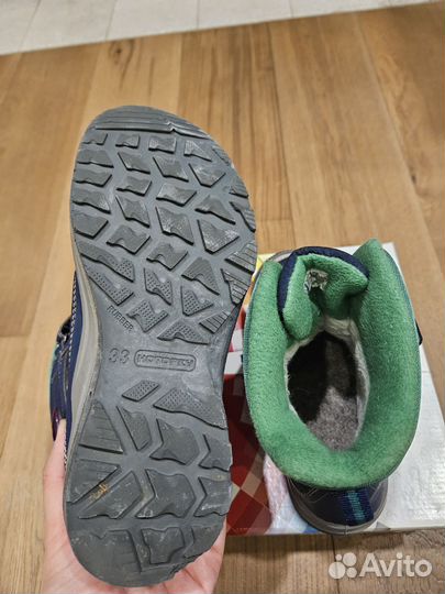 Мембранные зимние ботинки на мальчика, 33