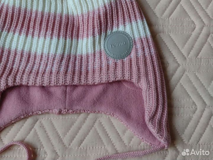 Новая зимняя шапка 52 Reima розовая девочка