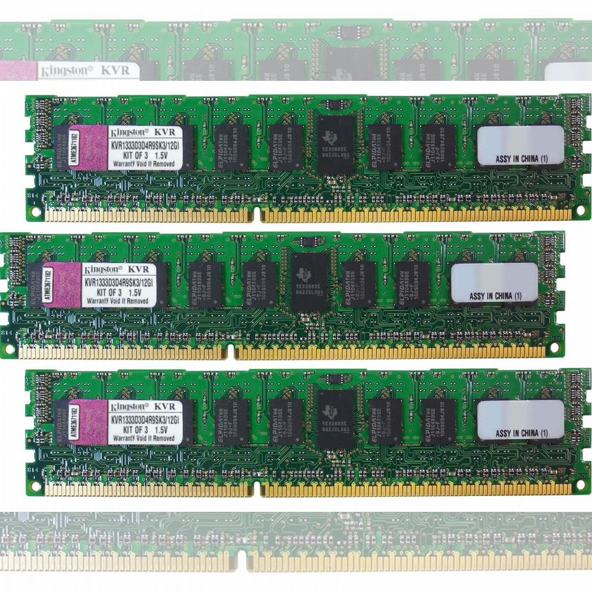 [KVR1333D3S4R9SK3/12GI] Оперативная Память Kingston Kvr1333d3s4r9sk3/12gi