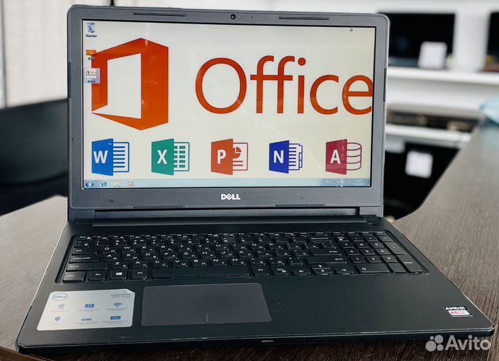Ноутбук Dell 15.6/A6-9225/8Gb/SSD/Гарантия