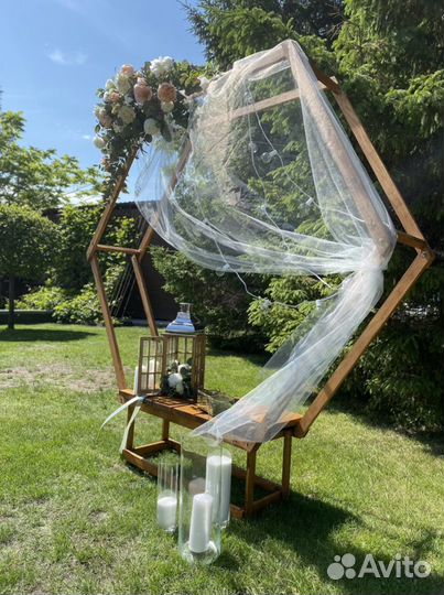 Арка шестиугольная аренда