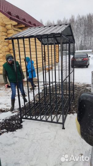 Дровник усиленный 200х100 см