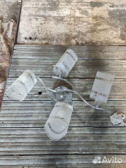 Люстра потолочная хрустальная