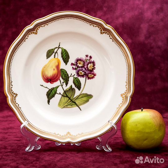Коллекционная Тарелка - Блюдо «Первоцвет и Груша»