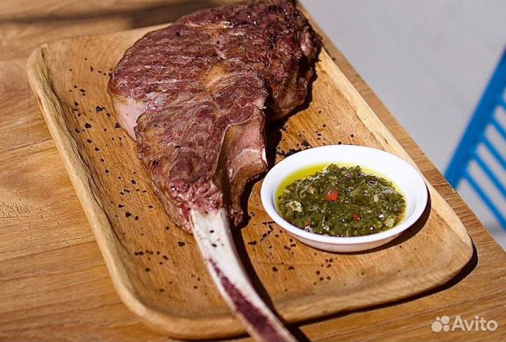 Стейк рибай / Спинной отруб / Мраморная говядина