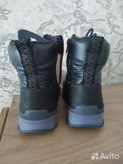 Ботинки зимние 32р темно синие
