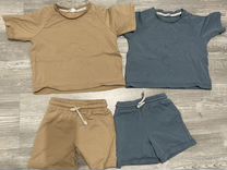 Детские летние футболки с шортами (размер 80-86)