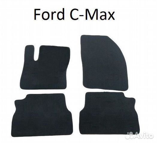 Коврики Ford C-MAX 2003-2010 ворсовые