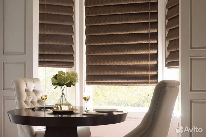 Римские шторы Янтарный