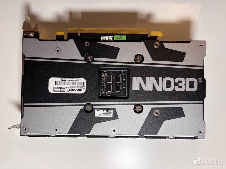 Нерабочая Видеокарта inno3D RTX 2060 twin X2