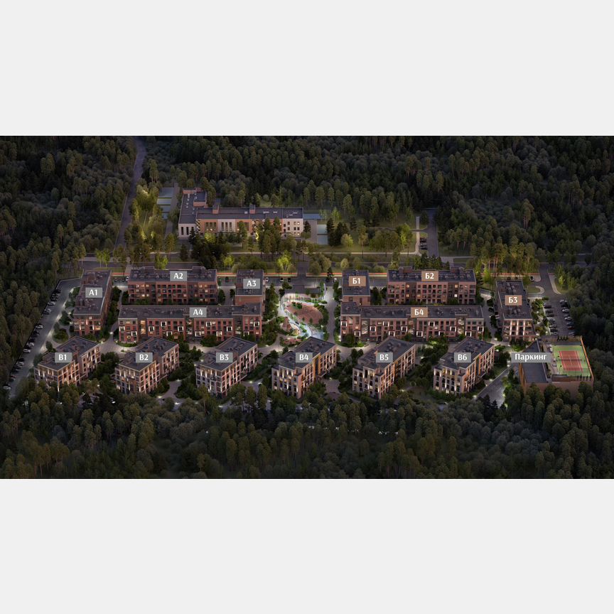 2-к. квартира, 60,8 м², 4/4 эт.