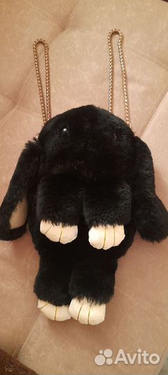 Детский рюкзак игрушка (Кролик)