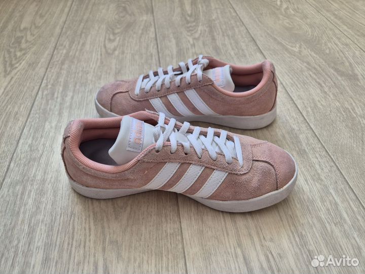 Кеды женские Adidas VL Court 2.0 розовые