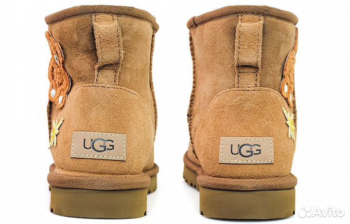 UGG classic mini Snow Boots Men Brown (39,5)