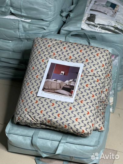 Постельное белье с одеялом семейное