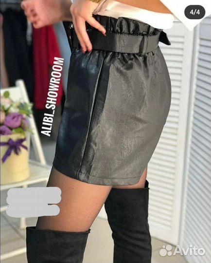 Кожаные шорты (эко кожа)