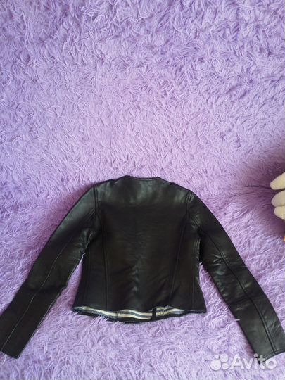 Кожаная куртка косуха Pinko женская xxs