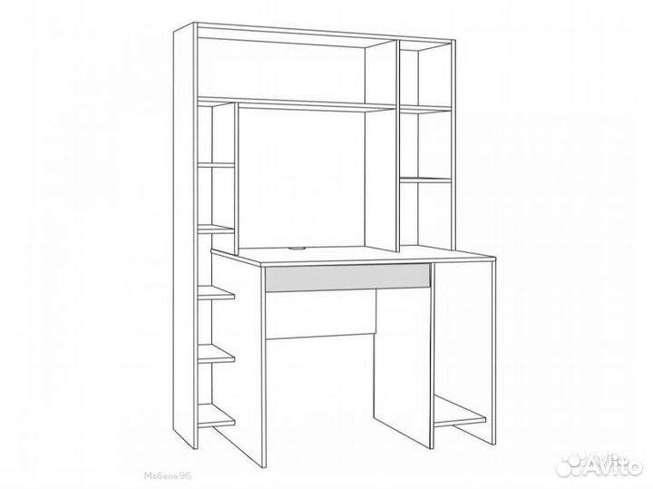 Стол компьютерный 12.71 Комфорт Дуб Золотой