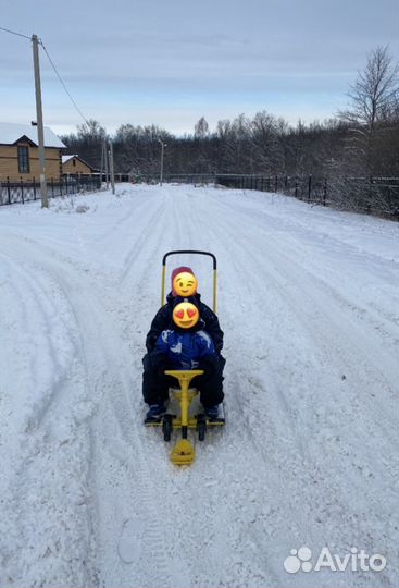 Снегокат на колесах