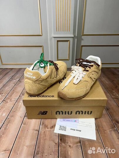 Кроссовки new balance miu miu