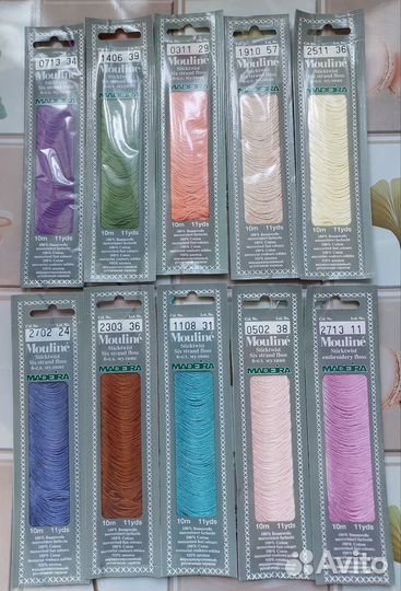 Нитки мулине madeira