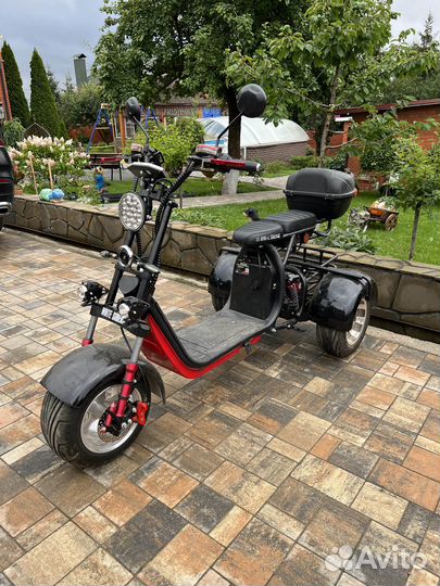 Электроскутер White Siberia WS-PRO trike 3000w