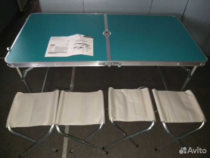 Стол туристический складной 120/60